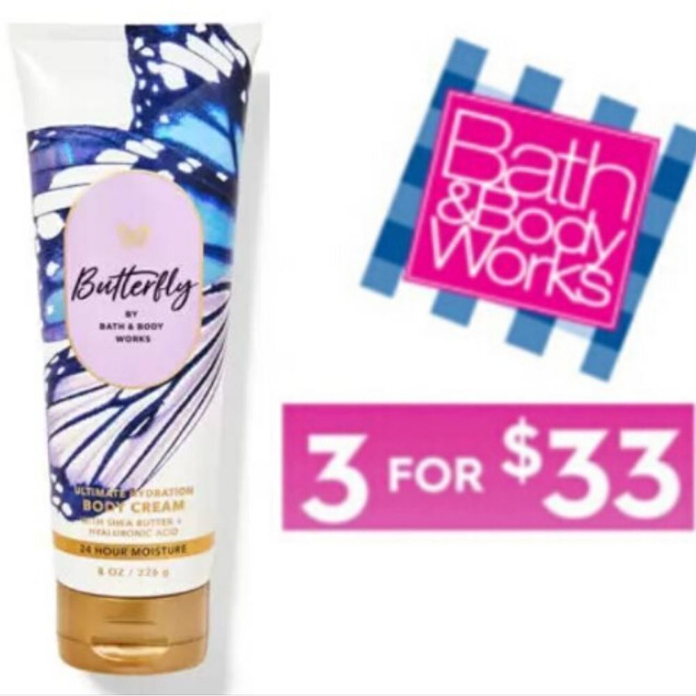 Butterfly Ultimate Hydration Body Cream from Bath & Body Works
